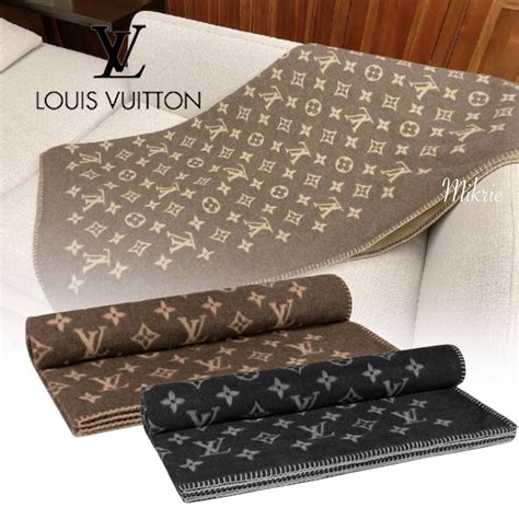 louis vuitton fuzzy blanket|Louis Vuitton monogram eclipse blanket.